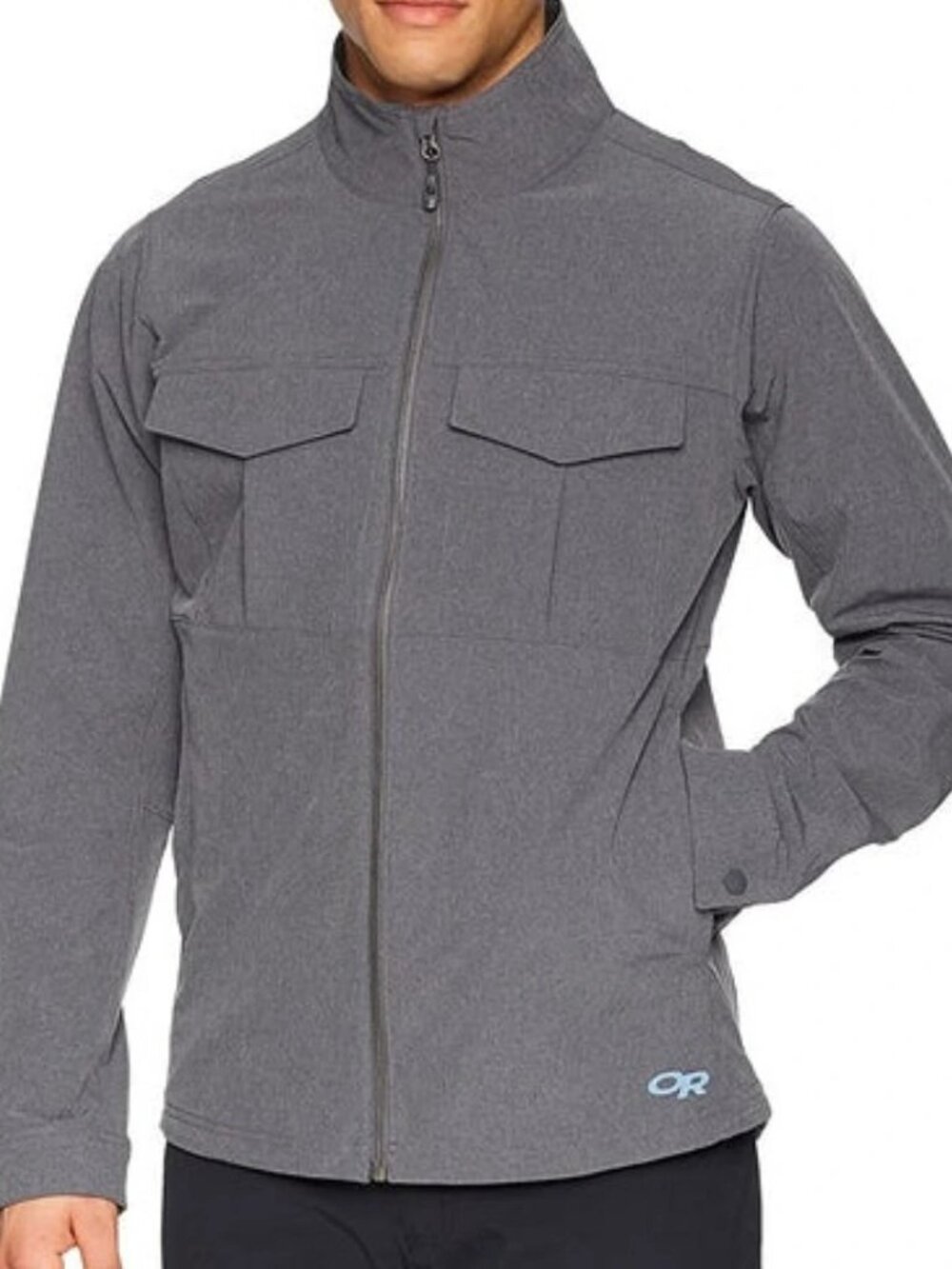 OUTDOOR RESEARCH men's gray spring coat XL LIKE NEW!!
